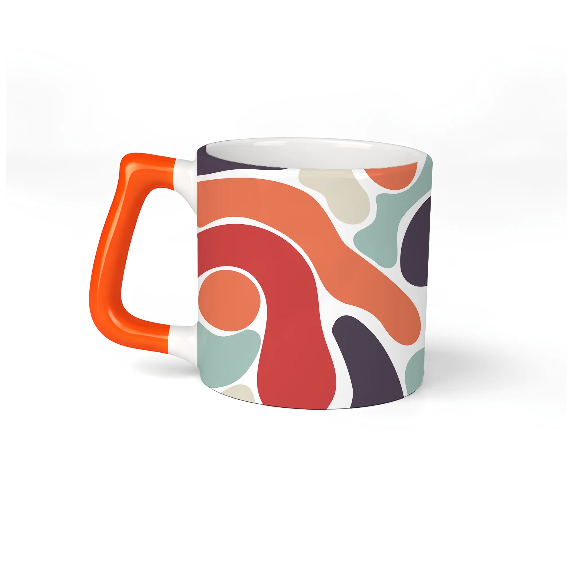 Geometrik Tasarım Kupa Bardak