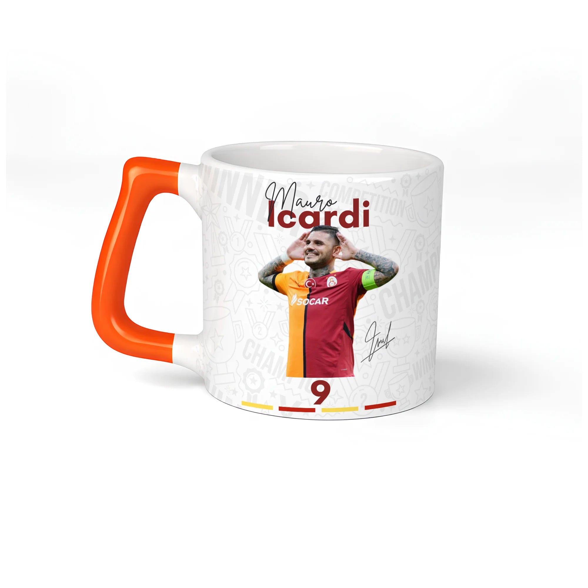 Mauro Icardi Dijital İmzalı Tasarım Kupa