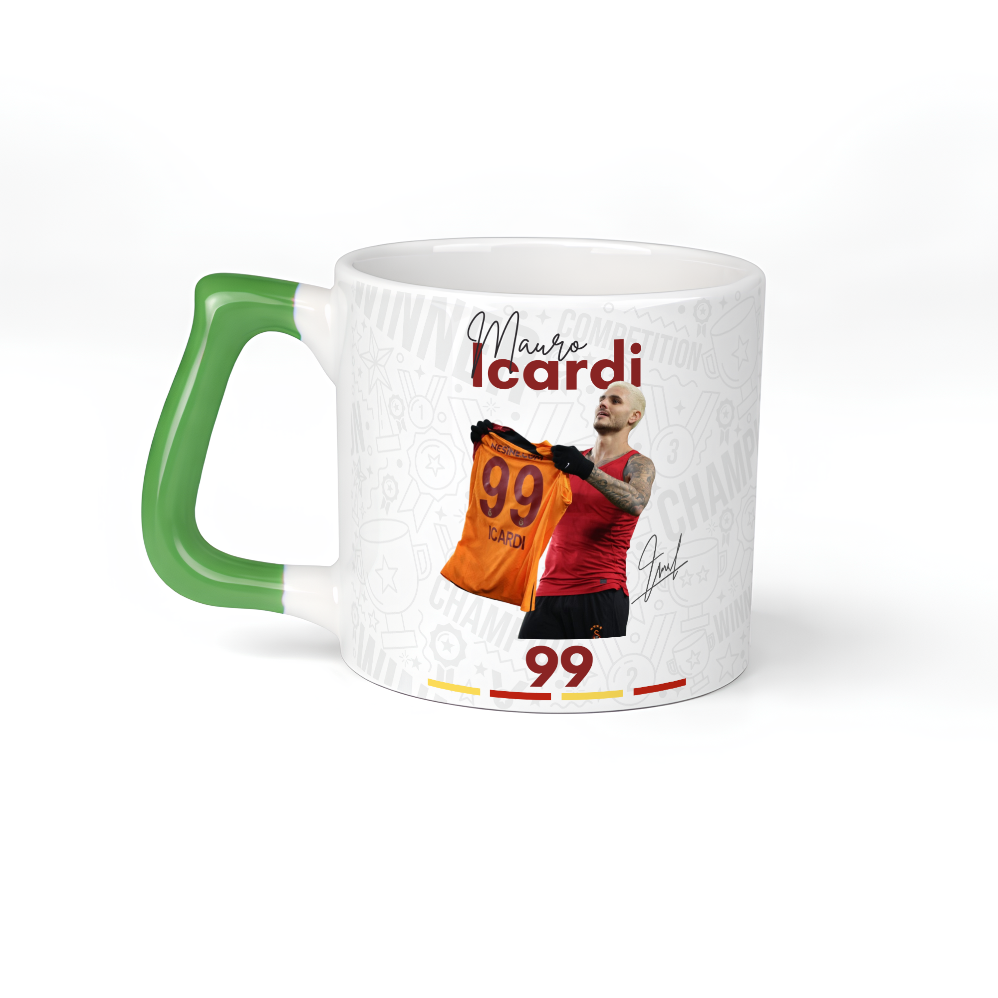 Mauro Icardi 99 Numara Dijital İmzalı Tasarım Kupa