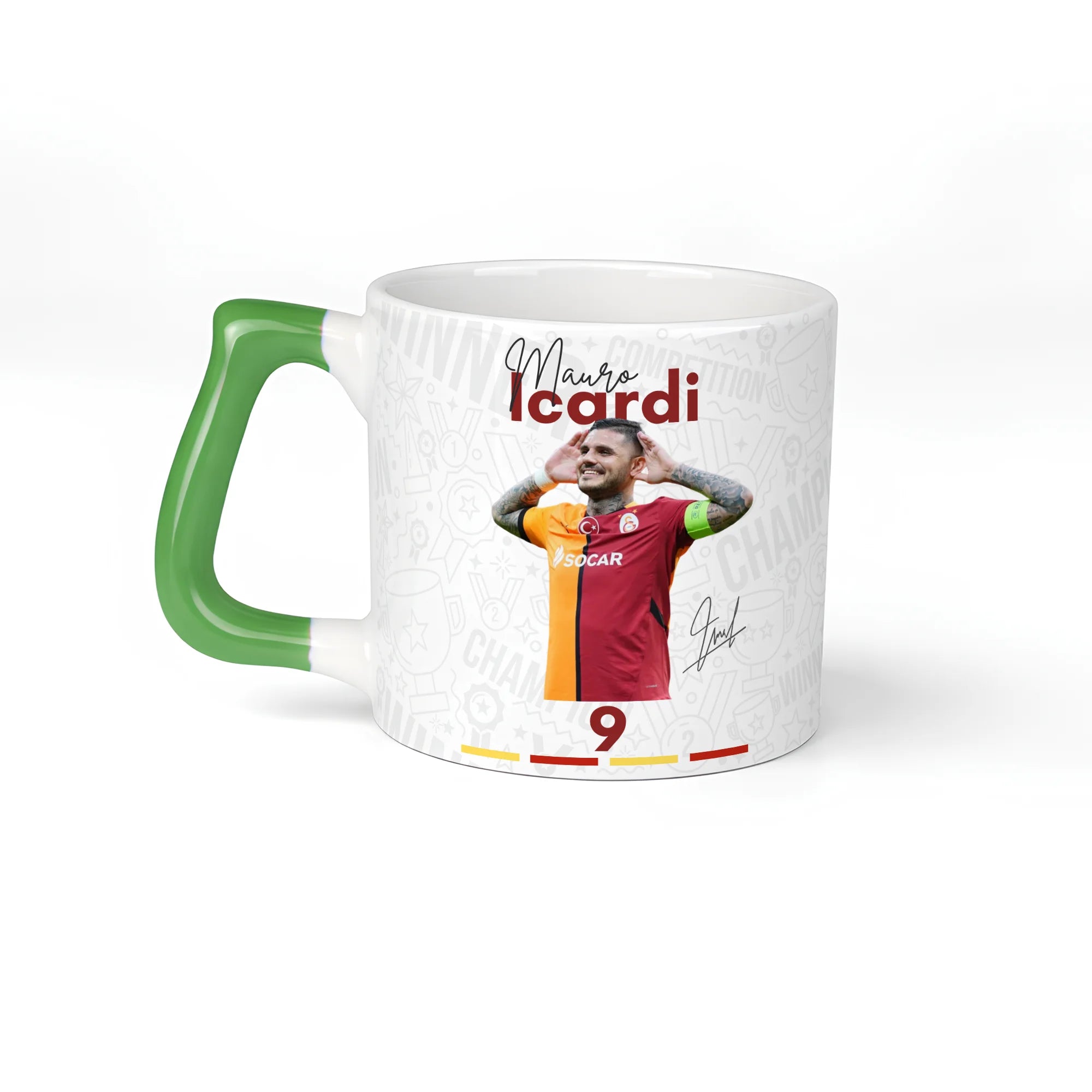 Mauro Icardi Dijital İmzalı Tasarım Kupa