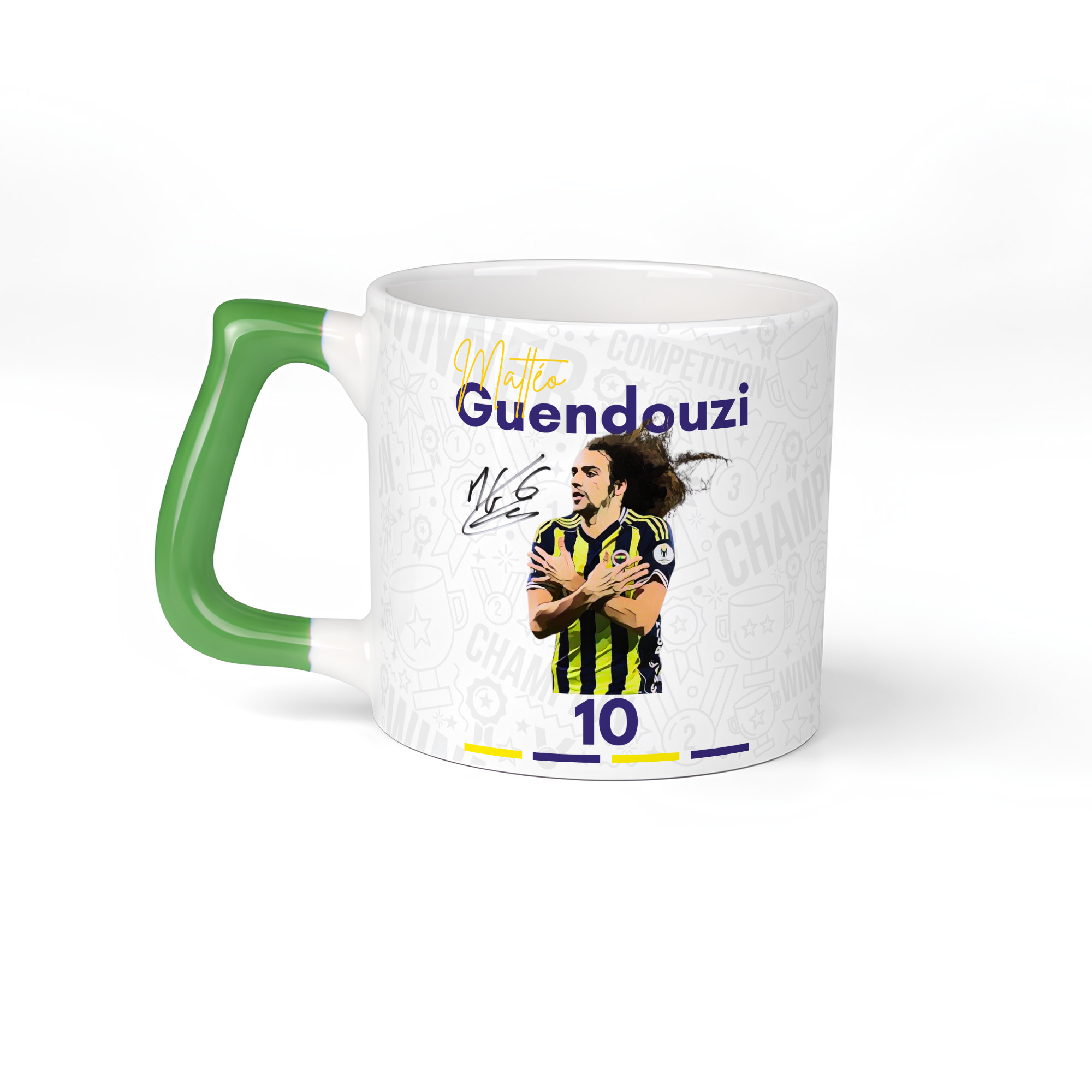 Matteo Guendouzi Dijital İmzalı Tasarım Kupa